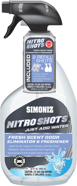 Simoniz Nitro Shots Fresh Scent Odor Eliminator & Freshener